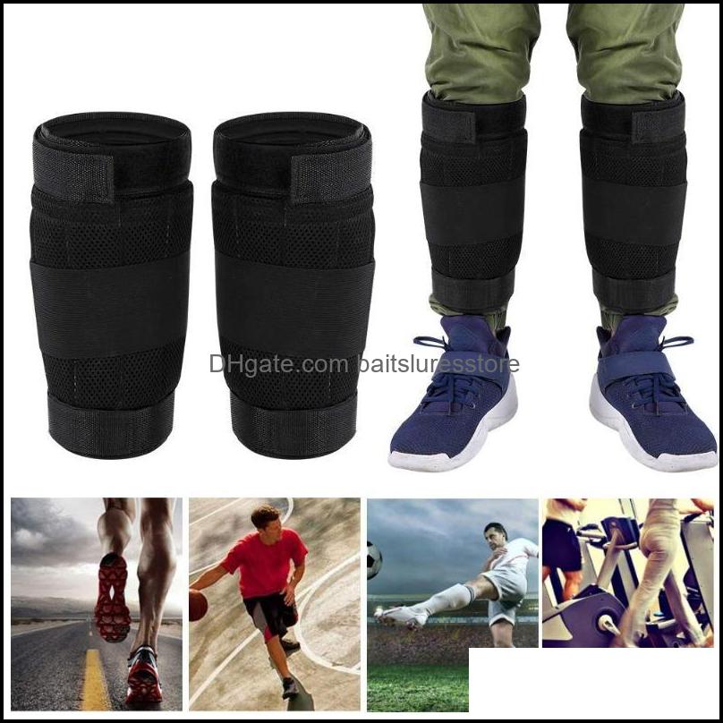 

New Adjustable Ankle Weights Wrist Arm Leg Weight Strap For Fitness Thickening Legs Strength Resistance Training Running Drop Delivery 2021