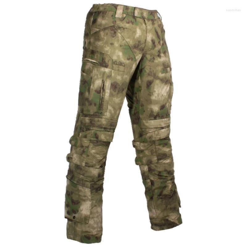 

Men' Pants Men UFPRO Tactical Field Cargo Training Camo Multi Pockets Trousers With Knee Pads Military Combat TrousesMen' Naom22, Multicam