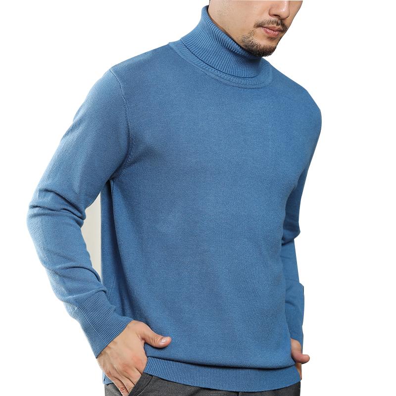 

Men' Sweaters Turtleneck Cashmere Sweater Men Long Sleeve Knitted Pullovers Autumn Winter Bottoming Tops Casual And PulloversMen, Black