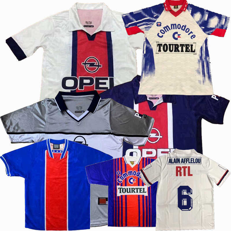 

Retro soccer jerseys 1990 91 92 93 94 95 96 97 98 99 2006 2007 Paris OKOCHA RAI WEAH GINOLA WORNS SIMONE LEROY Loko ROCHE BRAVO AVELAINE, 95/96 home