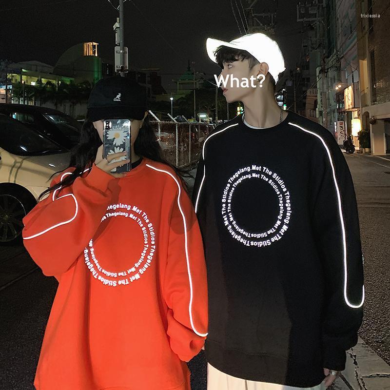 

Men' Hoodies & Sweatshirts Oversize Men 2022 Line Reflection Street-Style Mens Korean Hooded Clothes Male Pullover Tops Hip Hop Trix22, Orangered(asiansize)