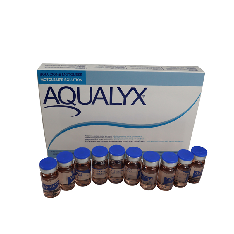 

Aqualyx Body Slimming Solution Fat Dissolving Injectable 10 vials x8ml Kybellas face thin