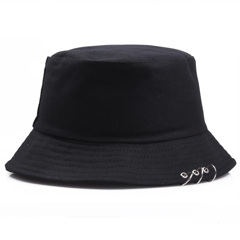 

Berets Folding Fishing Cap Fisherman Outdoor Hunting Cool Unisex Iron Ring Bucket Hat Summer Autumn Fashion Solid Color Sun YD105, Yd06905