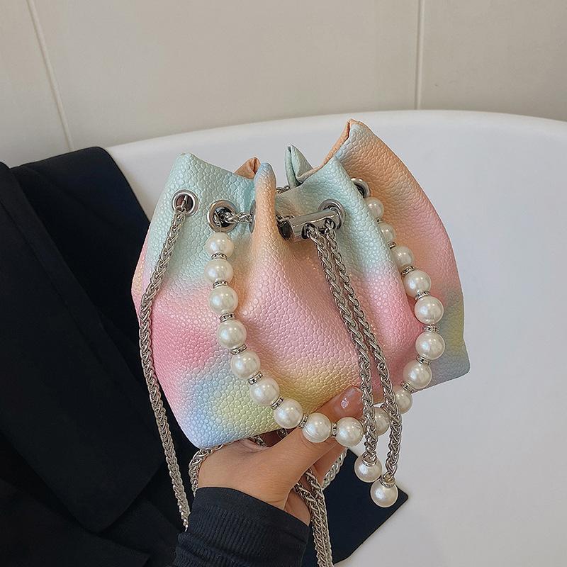 

Evening Bags Clutch Bag Women Designer Chain Bucket Crossbody Wedding PartyEvening, White
