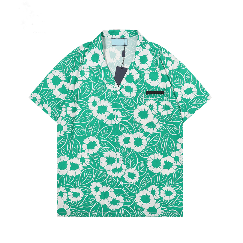 

Luxury Designer Shirts Mens Fashion Geometric print bowling shirt Hawaii Floral Casual Shirts Men Slim Fit Short Sleeve Variety, Customize