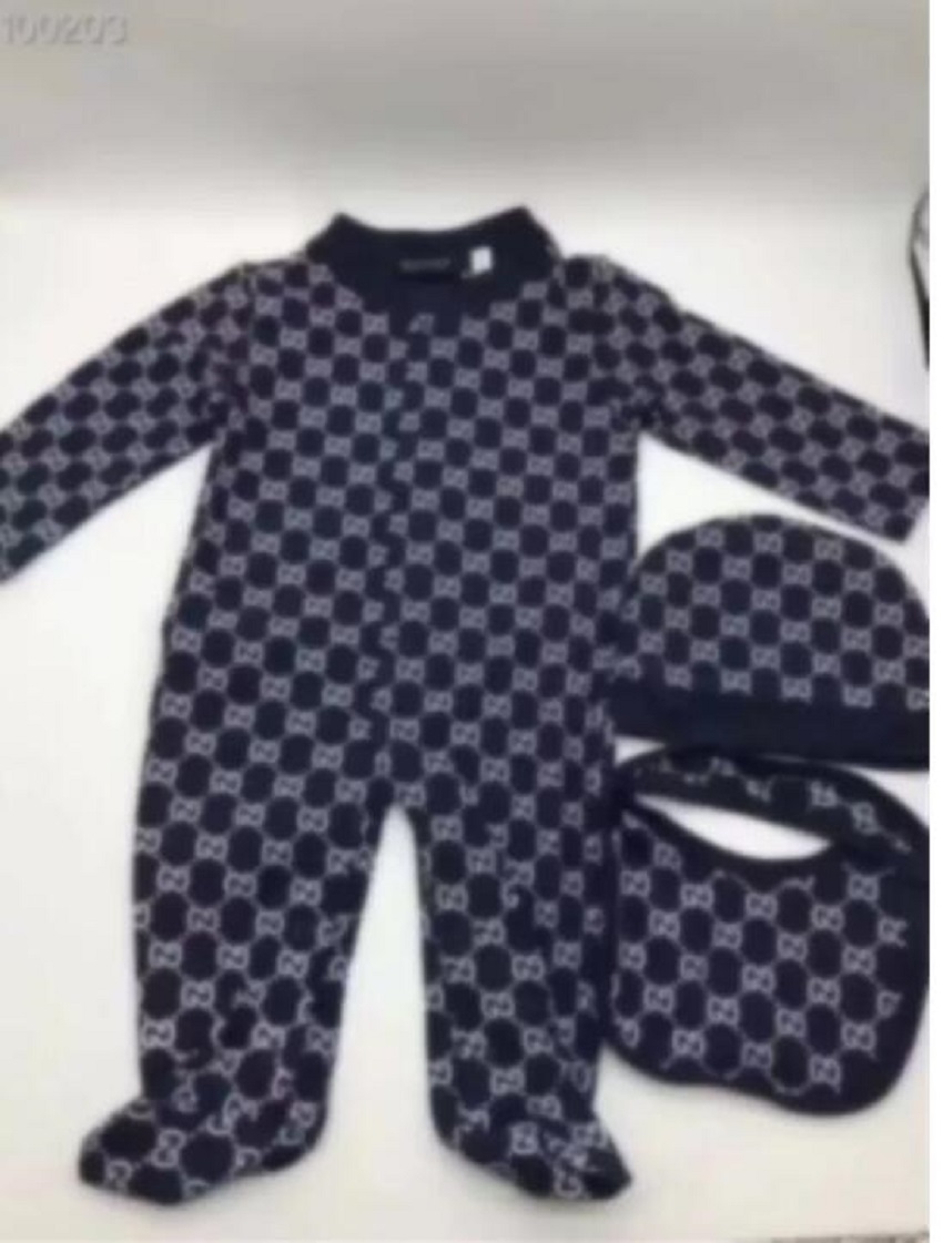 Spring / autumn long sleeved baby shoulder buckle Rompers thin bag fart underwear climbing clothes men's and women's baby pajamas multi