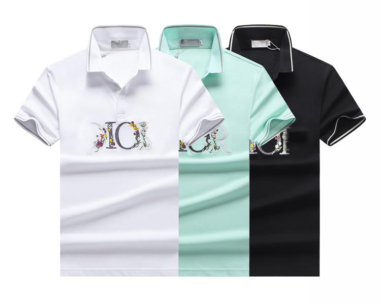 

Polo Shirt New Summer mercerized cotton middle-aged and young men's Lapel solid color loose. Short sleeve t-shirt men's wear, Customize
