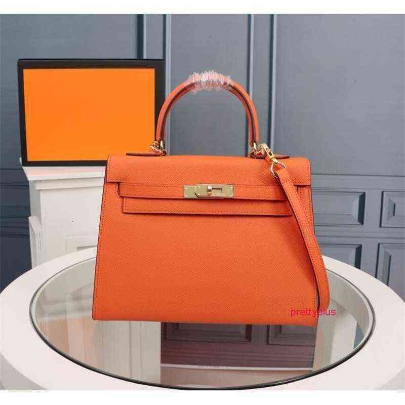 

Genuine 25cm Fashion Bags Women Totes 28cm Espom Leather Shoulder Lady Handbag High Quality Real Pos 000, Red