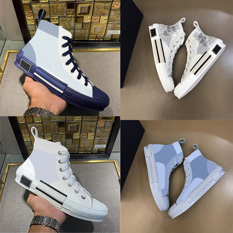 

Designer B23 D-Connect Casual Shoes Top Sneakers Oblique Trainers Embroidery Printed Alphabet Canvas Shoe Women Men Outdoor Platform Classic Size35-48, 15