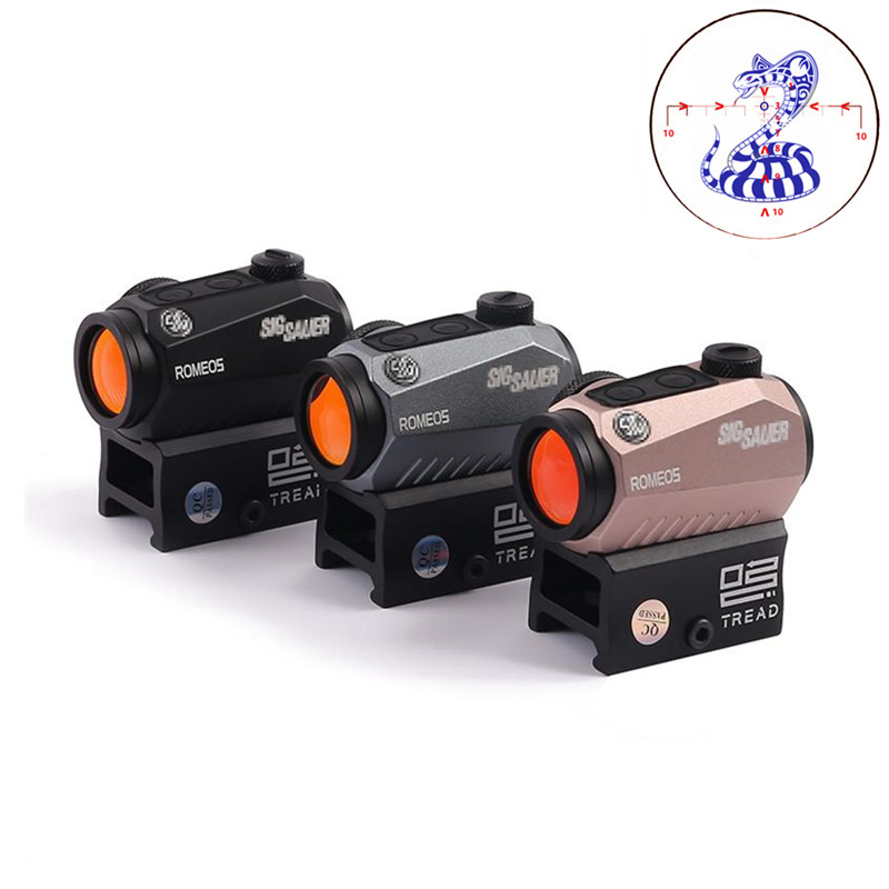 

SIG red film scope 20mm track all-metal shockproof waterproof holographic R5 tactical heightened inner red dot sight, Customize