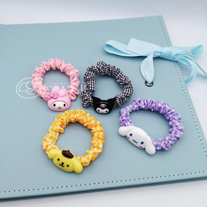

Hair Accessories Cartoon Cute Little Pig Colon Band Net Red Temperament Rope Girl Headwear, Purple