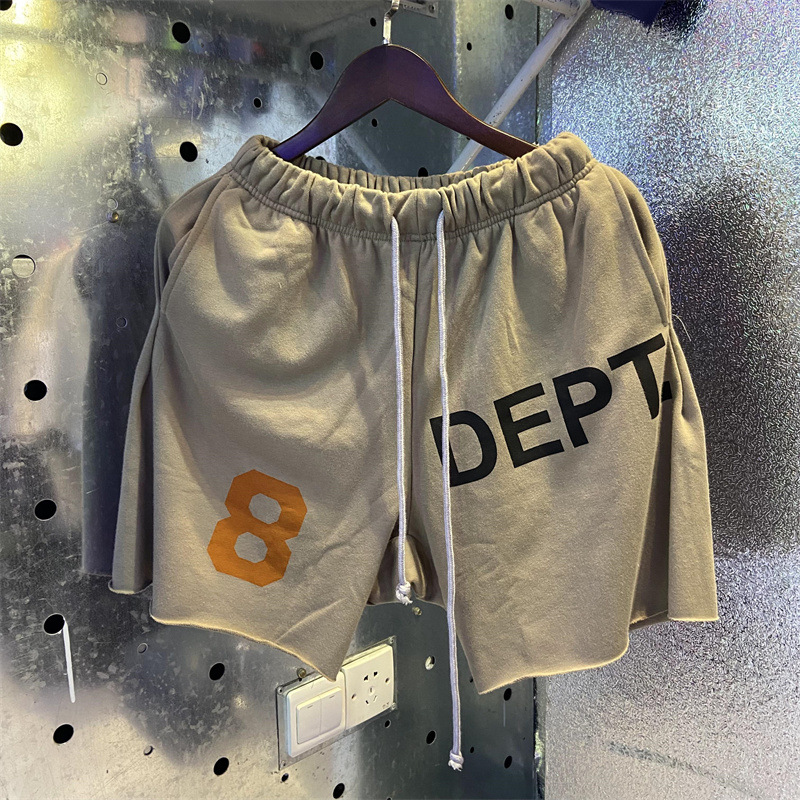 

Real Pics 2022ss women men high street shorts printed elastic pants