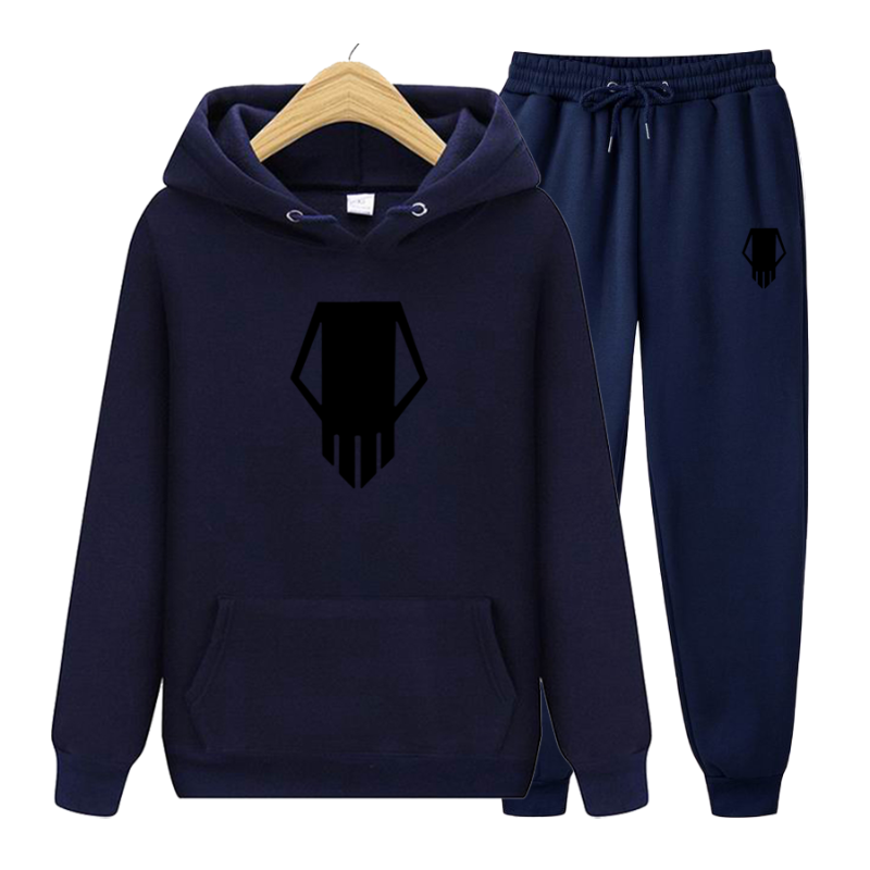 

Men's Tracksuits Fashion Printing Men's/Women's Hoodie Sets Fall/Winter Casual Men's And Women's PulloverSportswearMen's, Gray