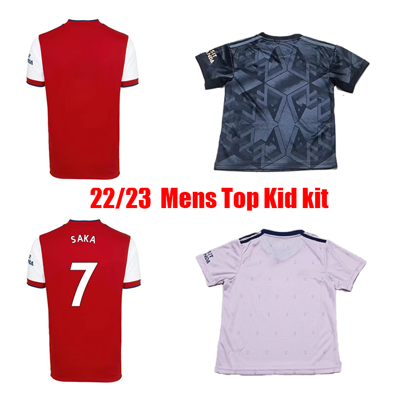 

21 22 23 SMITH ROWE G.JESUS SAKA soccer jerseys ODEGAARD THOMAS MARTINELLI TIERNEY ArSen 2021 2022 2023 football tops shirt Mens Top & Kids kit uniforms, 22/23 third