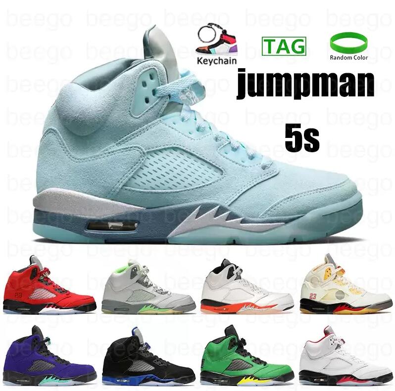 

JUMPMAN 5 5s Bluebird Men Trainers Basketball Shoes Green Bean Shattered Backboard Racer Blue Raging Bull Oregon Ducks Sail UNC Florida Gators Designer Sneakers
