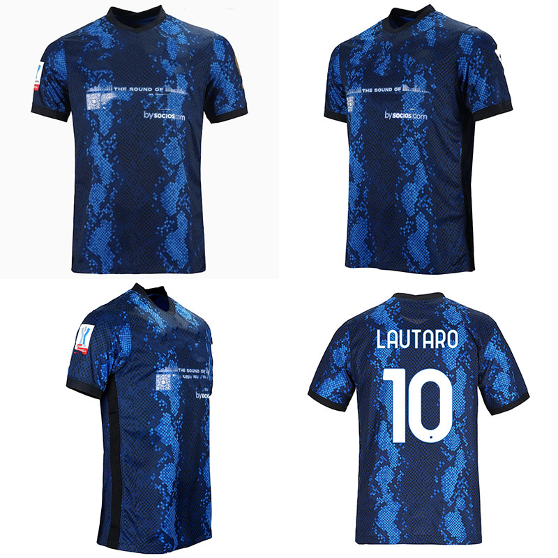 

22 Supercopa Final Soccer Jerseys BARELLA VIDAL LAUTARO ERIKSEN ALEXIS DZEKO CORREA Maillot Foot Jersey For Men Shirt Player Version Fan Big Size 4XL, 22 supercopa final player version