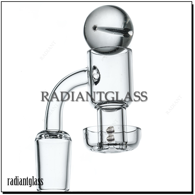 

Two Styles Beveled Edge/Flat Top Terp Slurper Smoking Quartz Banger With Glass Spinning Carb Cap 10mm 14mm 18mm Male Female Nails For Dab Rigs Water Bongs