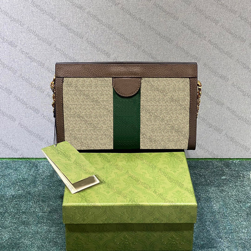 

Fashion Designer Bags Cross Body Messenger Women Canvas Classic Chain Clutch Bags Wallet Lady Crossbody, Brown