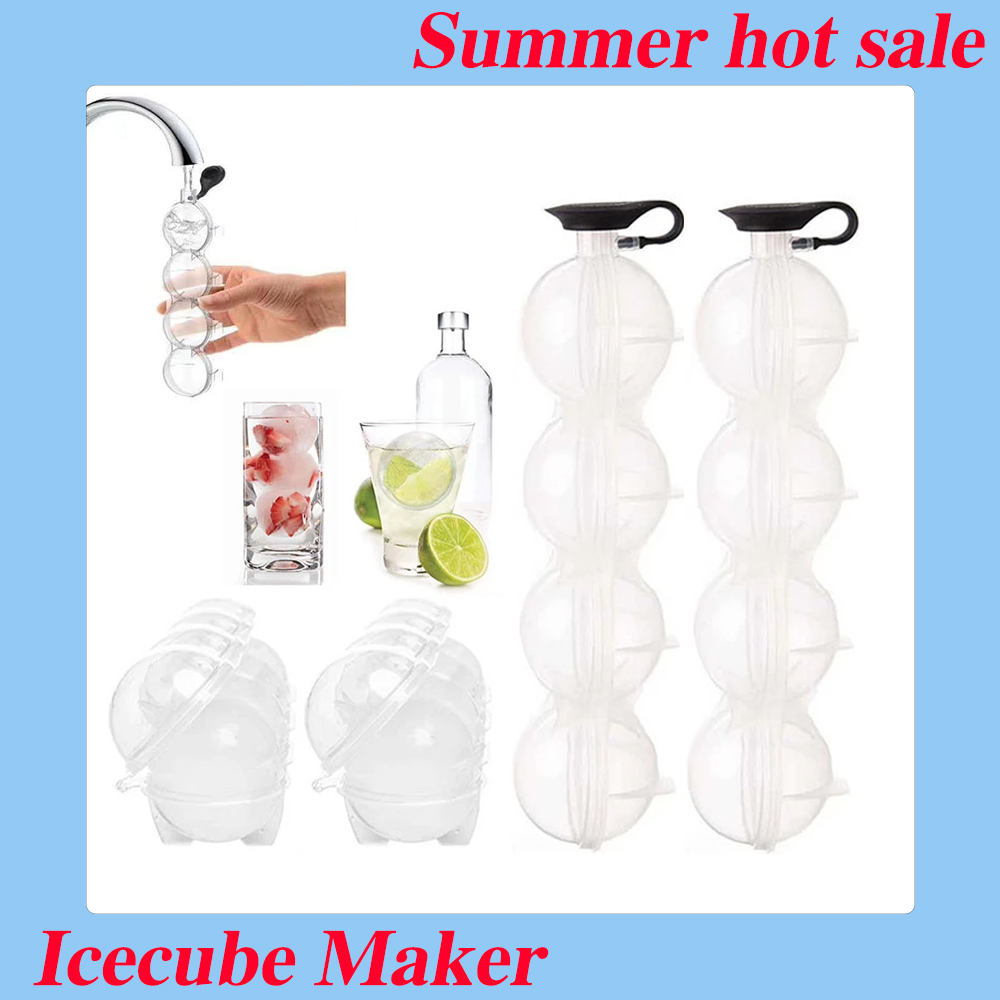 

New Ice Hockey Ice Box Molds Sphere Round Ball Ice Cube Makers Bar Party Kitchen Whiskey Cocktail DIY ice-Cream Moulds