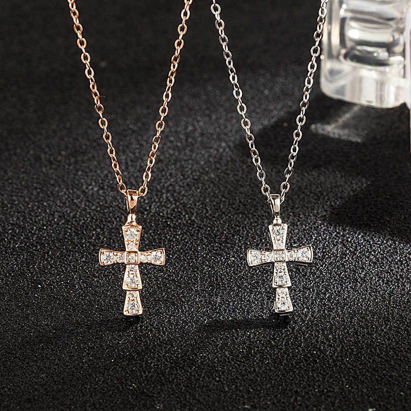 Rose Gold Jade Cross Necklaces for Women Pendant Owl Amethyst Chunky Linked Heart-image-748652335