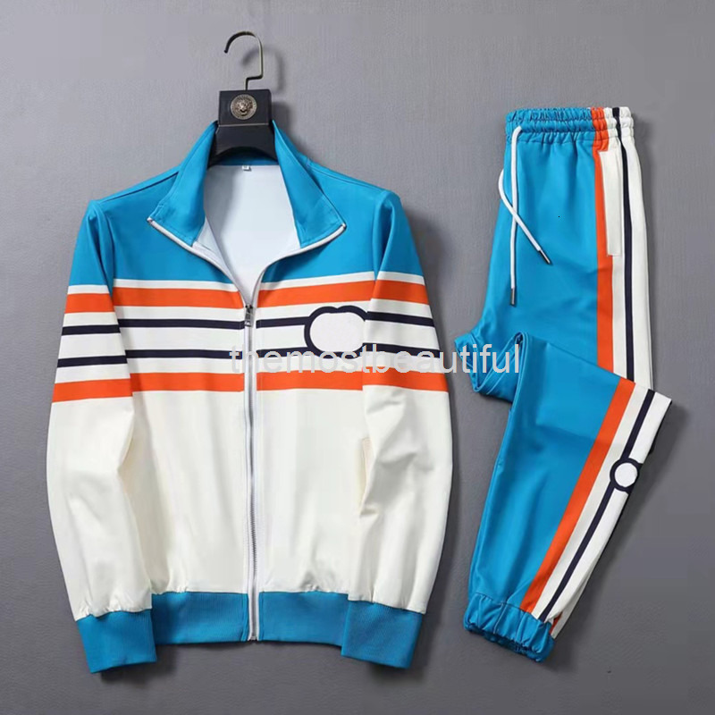 

Men's Tracksuits spring Roman cotton leisure sports suit men's fashion two piece set large, 2# packing bag