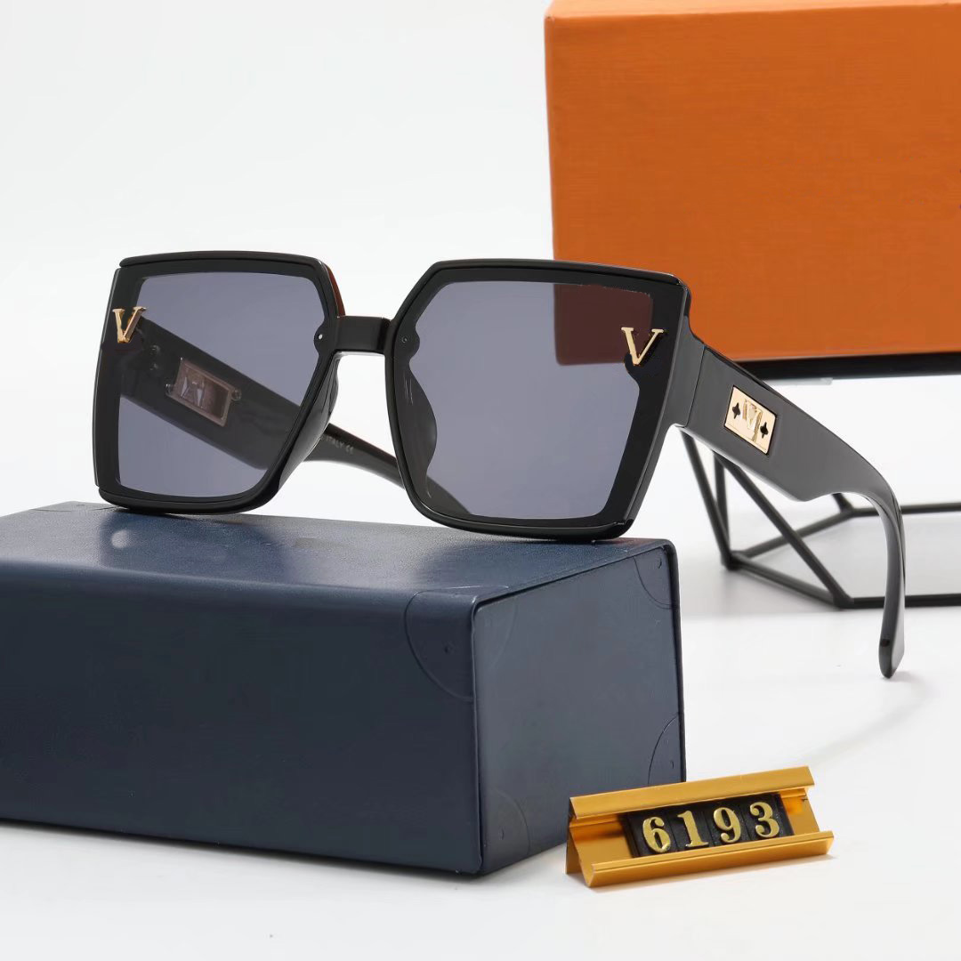 Wholesale Luxury Brand Designer Sunglasses For Womens Men Top Quality Male Female pilot Polarized Large Frame Square Outdoor Classic Fashion Glas
