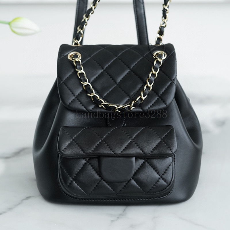 

AAAAA 22C Mini Duma backpack designer sheepskin bag Fashion Handbags For Woman Lady Classic the tote Bags Wholesale Chains Handbag Luxury Original Quality, White