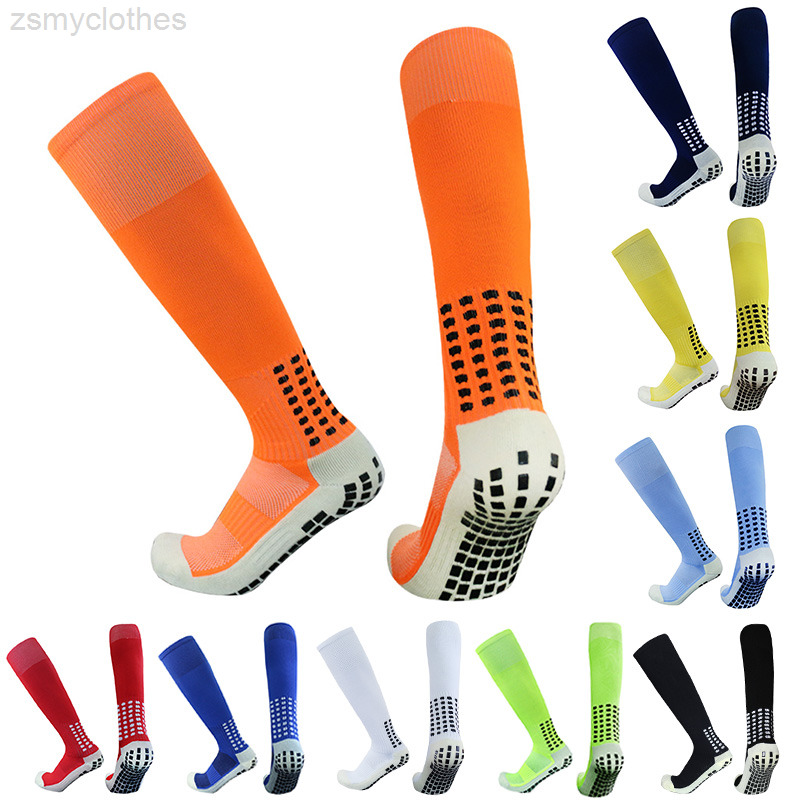 

Long Football Socks Multiple Colors Sports Anti Slip Grip Rugby Men and Women Soccer Socks, Blue