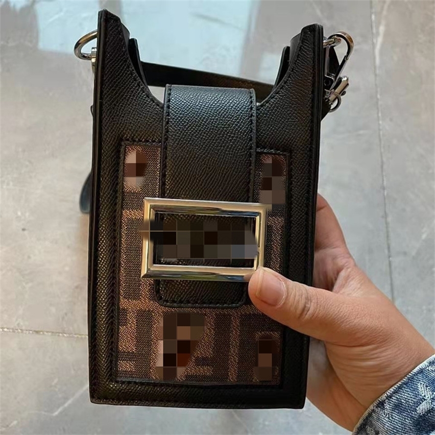 

Purse mobile phone bag zero wallet one shoulder Mini men's and women's versatile women's bag autumn and winter new, Black