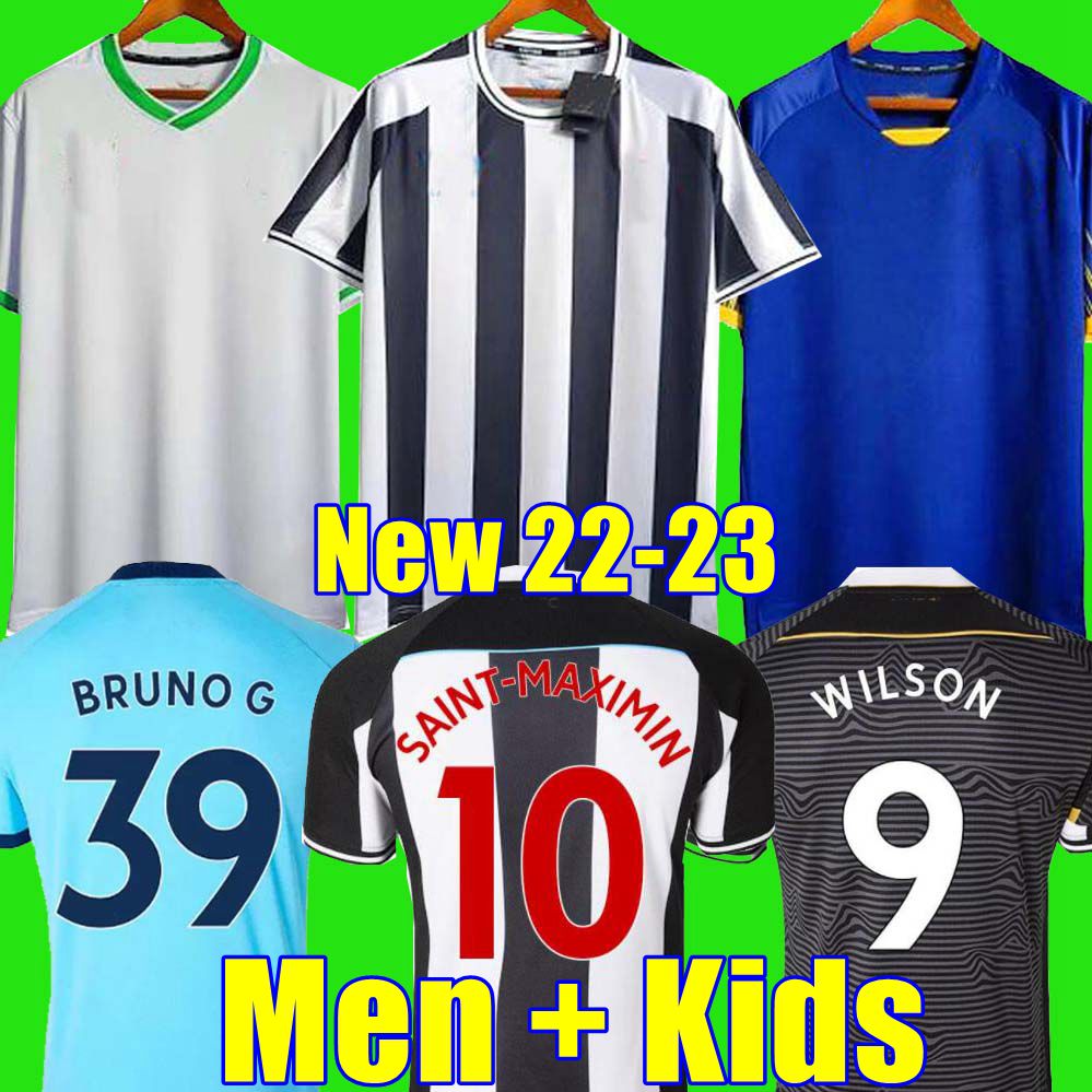 

Newcastle WILSON SAINT-MAXIMIN BRUNO G. 2021 2022 2023 Soccer Jersey Retro TRIPPIER MURPHY SHELVEY united 21 22 23 Football Shirt Kids Kit Shearer WOOD TARGETT home 3rd, 22/23 home aldult