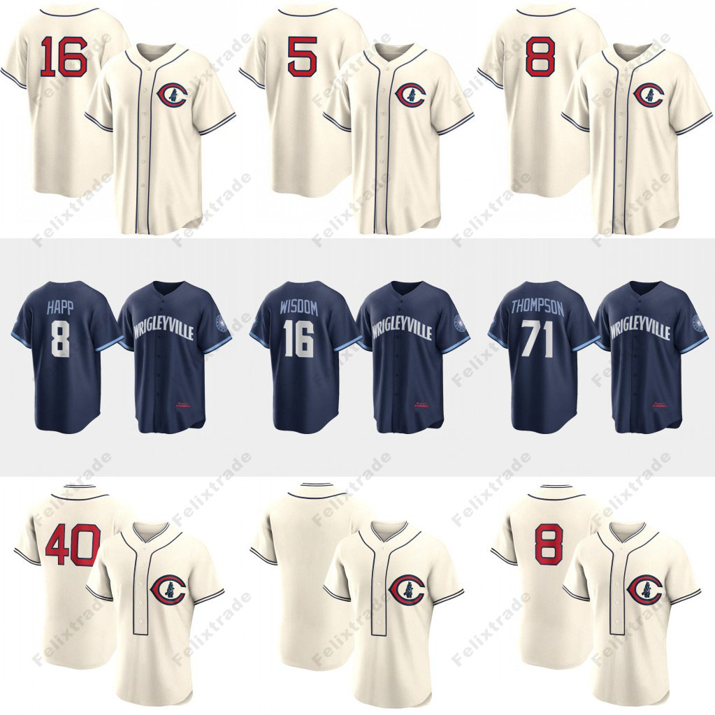 

2022 Field Of Dreams Cream Jersey Patrick Wisdom Nico Hoerner Willson Contreras Ian Happ Frank Schwindel Rafael Ortega Christopher Morel Seiya Suzuki Cubs Jerseys, White cool base