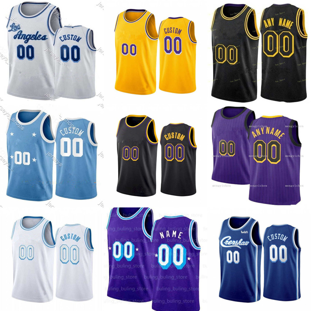 

75th Custom Jersey Los Angeles''Lakers''Men Womens Youth 9 Kent Bazemore 2 Wayne Ellington 11 Malik Monk 12 Kendrick Nunn Basketball Jerseys red, Color