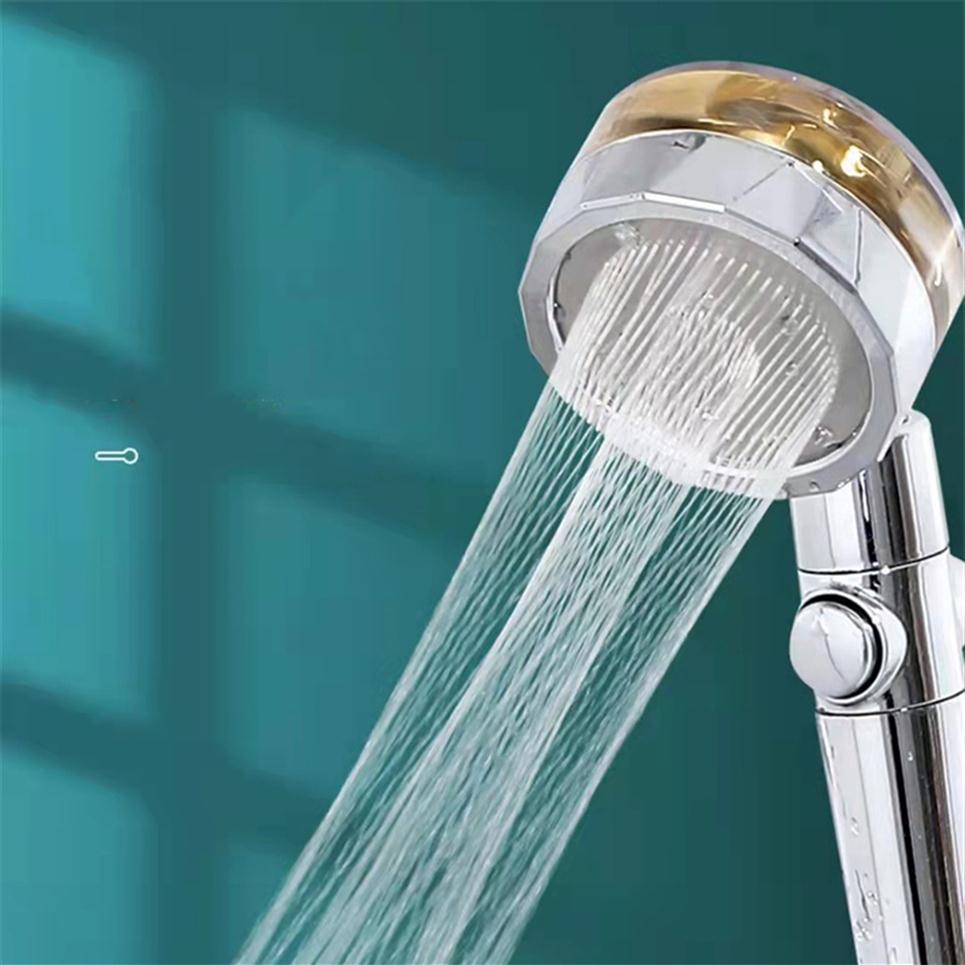 

Xiaoman Waist Turbo Shower Hand Shower Head Pressurized Fan Blade Water Stop287y
