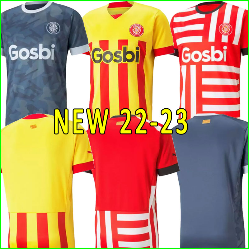 

Girona Soccer Jerseys 2022 23 Samarreta Primera Equipacio DARIO ALEX B. N.BUSTOS STUANI BORJA GARCIA ALEIX ARNAU SAMU SAIZ Maillots de foot Away Football Shirts Kit, Home