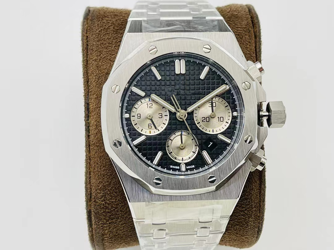 

Top quality 26331 Montreal de luxe 41mm men watches 7750 automatic mechanical movement watches 316L fine steel case strap /002, Black