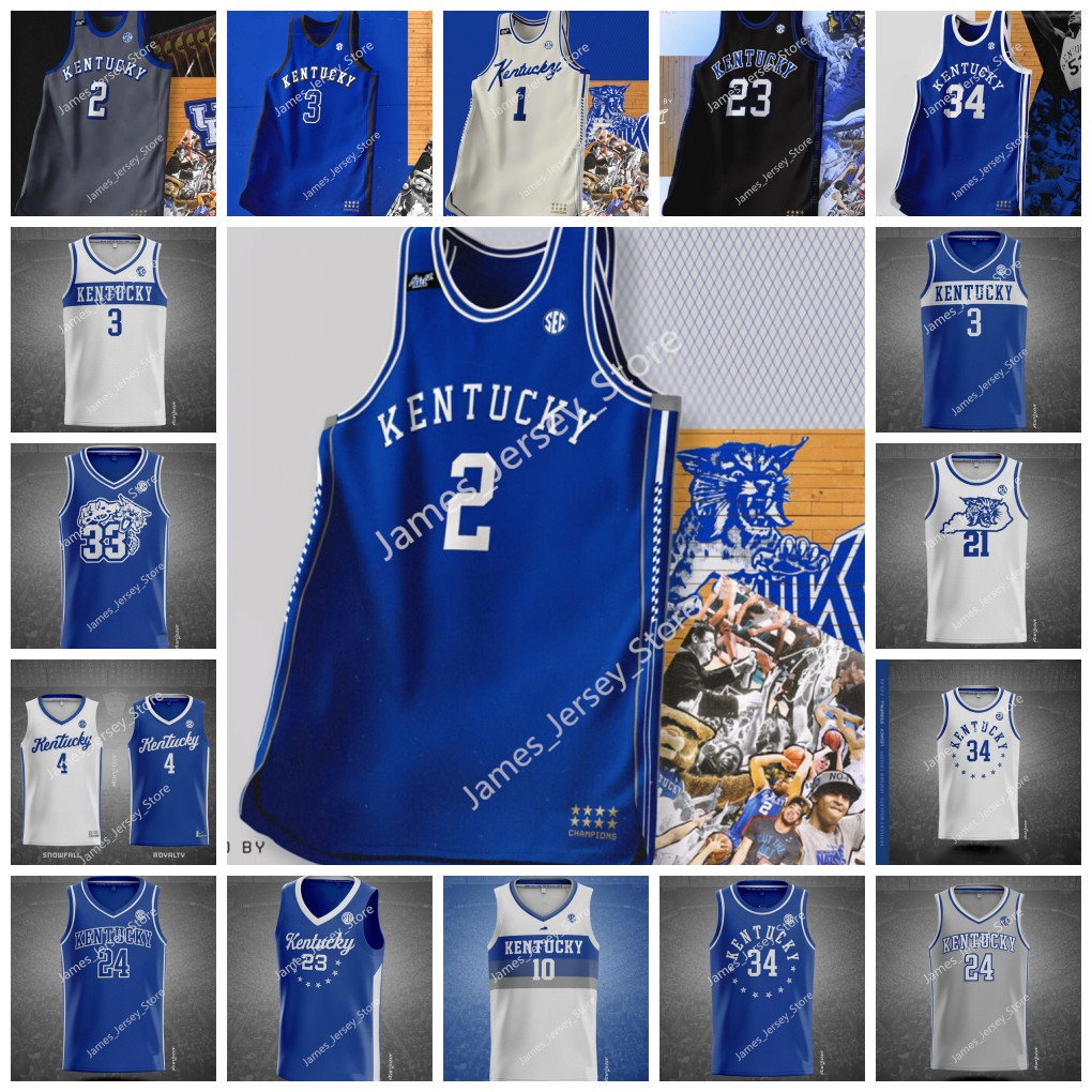 

2022 NCAA Kentucky Wildcats Basketball Jersey Custom Style 2 Devin Askew 3 Brandon Boston Jr. 5 Terrence Clarke 30 Olivier Sarr 23 Isaiah Jackson 55 Lance Ware Jerseys, 11