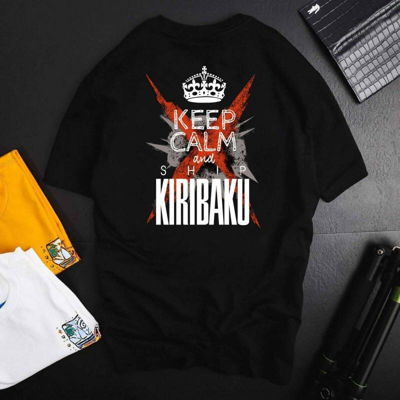 

Men' T-Shirts Keep Calm And Ship Kiribaku Classic T Shirt Unisex Tee, White
