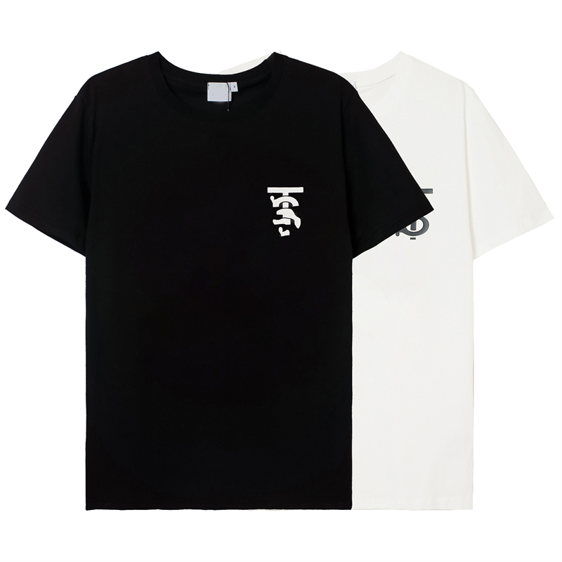 

Summer New Arrival Mens Designer T Shirt V Men Women Short Sleeve Hip Hop Style High Quality Black White Tees Size S-XXL#01, White1