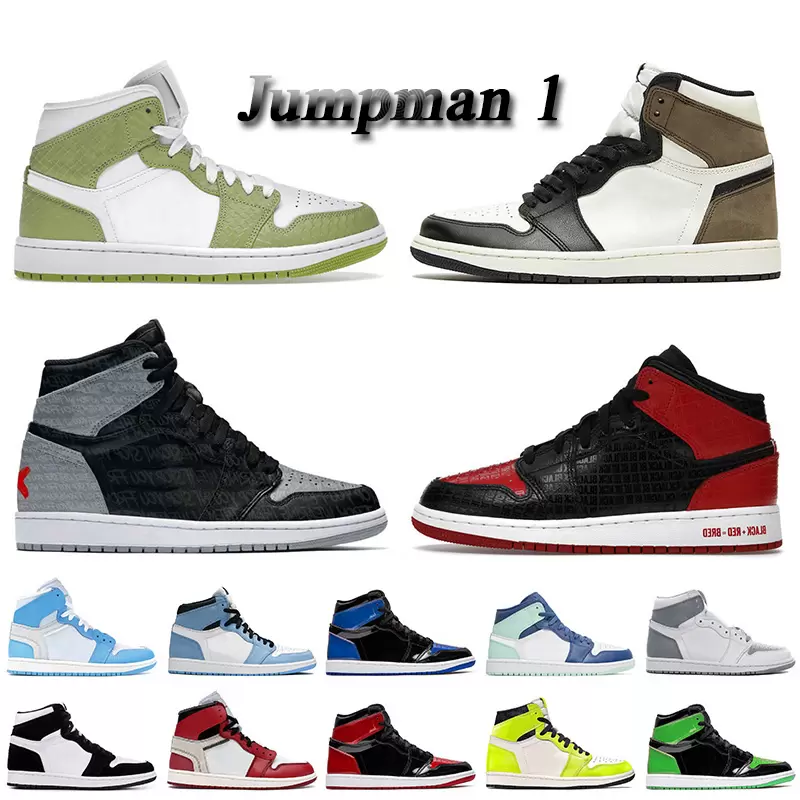 

Jumpman 1 Men Basketball shoes High 1S Women Running UNC Hyper Royal Homage To Home University Blue Sport Designer Sneakers Trainers Eur 36-47, 49