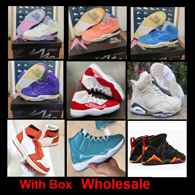 

2022 DJ Khaled 5s Basketball Shoes Starfish 1s Citrus 7s Georgetown 6s Men Witn Box Cherry 11 Hare Mint Foam 6 Red Oreo Black Canvas Sneakers Sports, Color-13