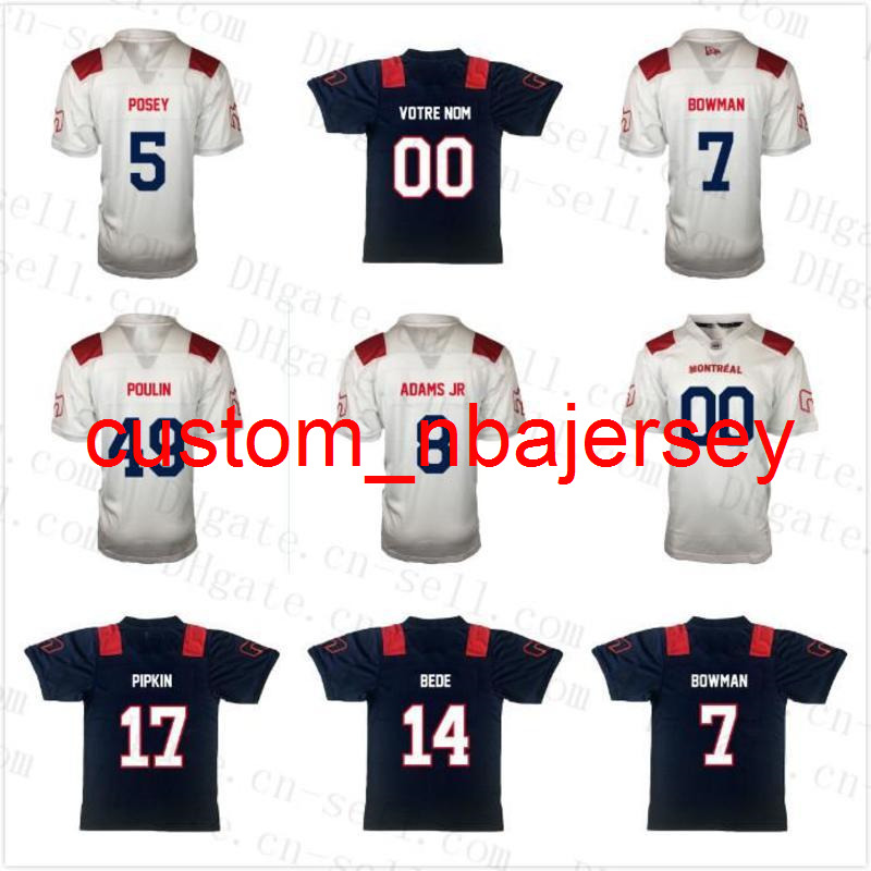 

2020 Custom Montreal Alouettes 2 Johnny Manziel 7 Bowman 13 Anthony Calvillo 86 Ben Cahoon 17 Pipkin Mens Womens Youth Football Jerseys, As pic