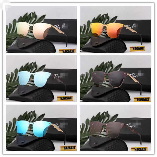 

LHigh Quality Ray Vintage Pilot Brand Sun Glasses 3576N Band Polarized UV400 Bans Men Women Ben Sunglasses With Box and Case 3576M