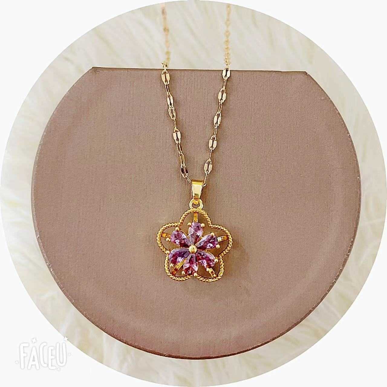 Locket Necklaces Steampunk Men Gold Plated Pendants Sets Murano Glass Heart Pendant Large Pregnancy Necklace-image-748911114