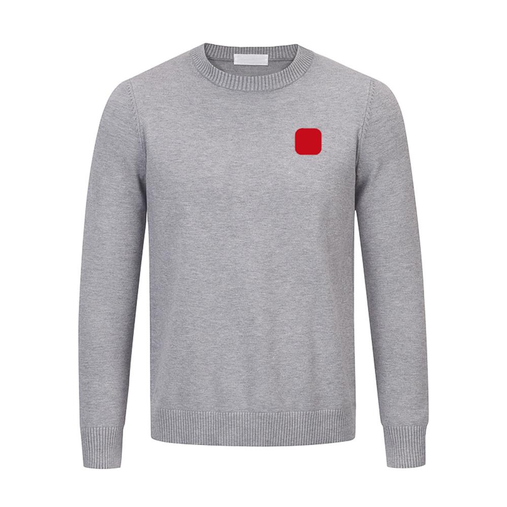 

Fashion Men's Sweaters Winter Play Men Women High Quality Sweatshirts Red Heart Designers Commes Knit Des Casual Garcons Hip Hop Streetwear Woolen Sweater, Dark grey
