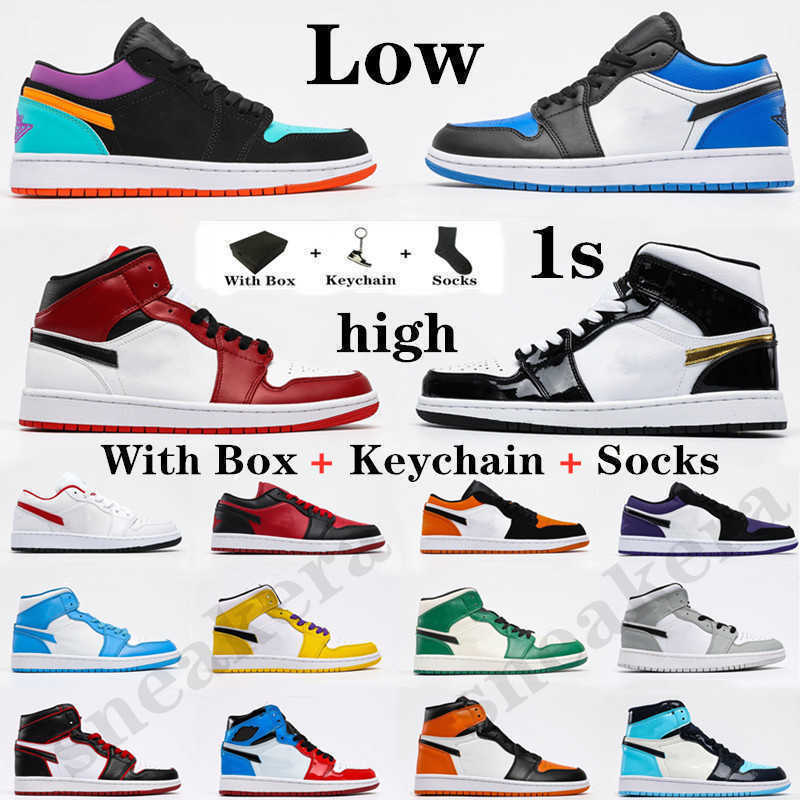 

Original Stock Jumpman x 1 1s White Basketball Shoes Mens Womens High Cactus Jack Satin Retro Sneakers US U943452, 18