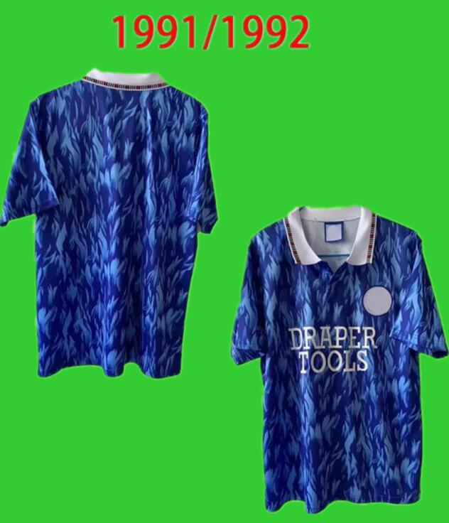 

1991 1992 1993 Retro soccer jerseys vintage 91 92 93 football shirt classic away blue Dowie Tissier Hurlock Maddison Benali Dodd Shearer Rideout Ruddock -2XL