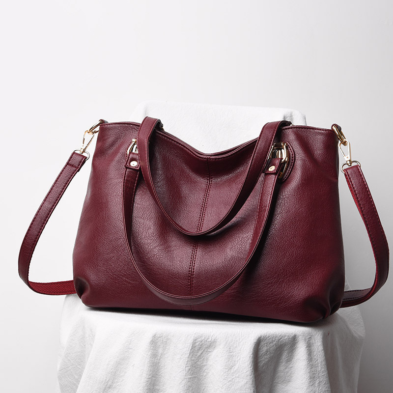 

Women Shopping Bags Fashion casual Womens Bag Handbag Totes High-capacity High quality PU Oxford Large volume wholesale Simplicity S998, Grey