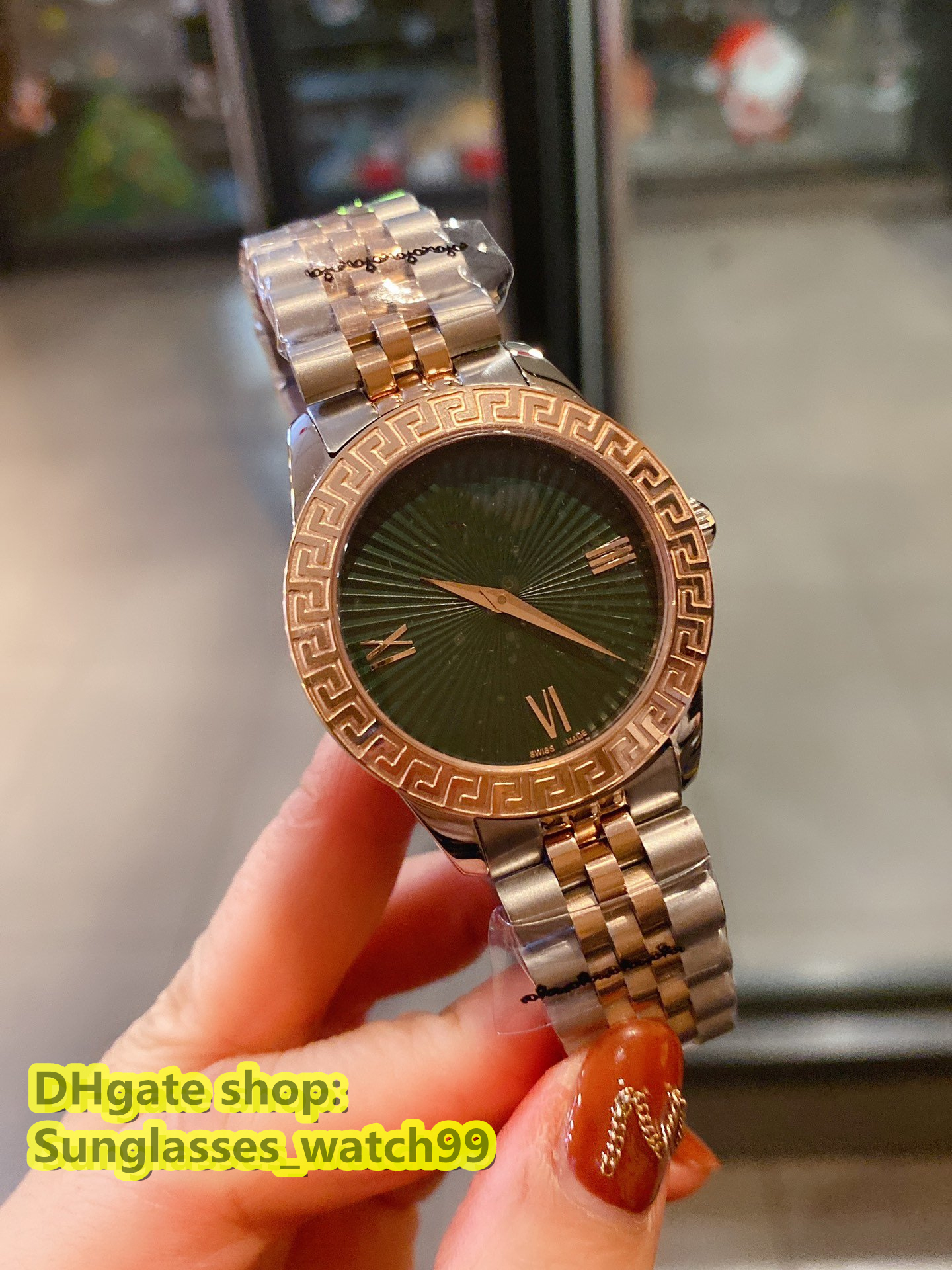 

ADITA 00117 VS chronograph sports watch for womens and New Ladies Vintage Fashion Stainless Steel Watch 36mm Waterproof Design Diving watchs, Contact me