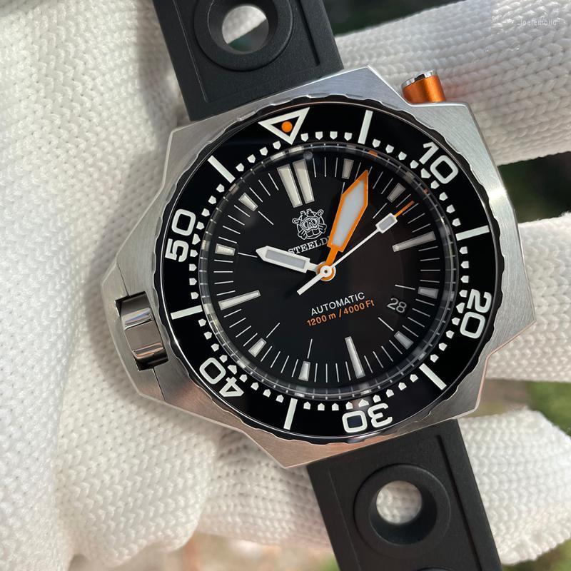 

Wristwatches Steeldive Proplof SD1969 V3 56MM Stainless Steel Case 1200m Waterproof NH35 Automatic Oversize Mens Dive WatchWristwatches Wris, 1969-or v3