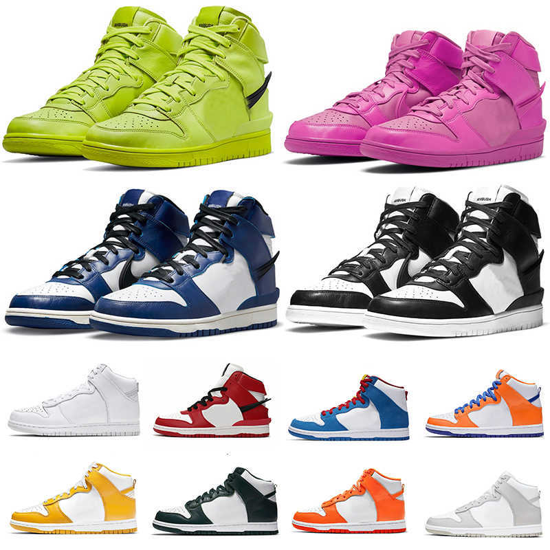 

AMBUSH x High Black Running shoes women men deep royal cosmic fuchsia flash lime chicago mens lady outdoor trainers skateboard sports, Original box